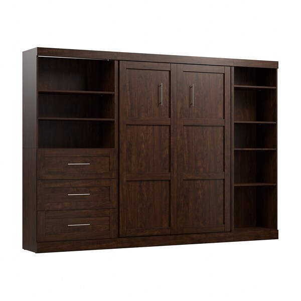 Wall Full Bed Kit, Pur, Chocolate, 120"